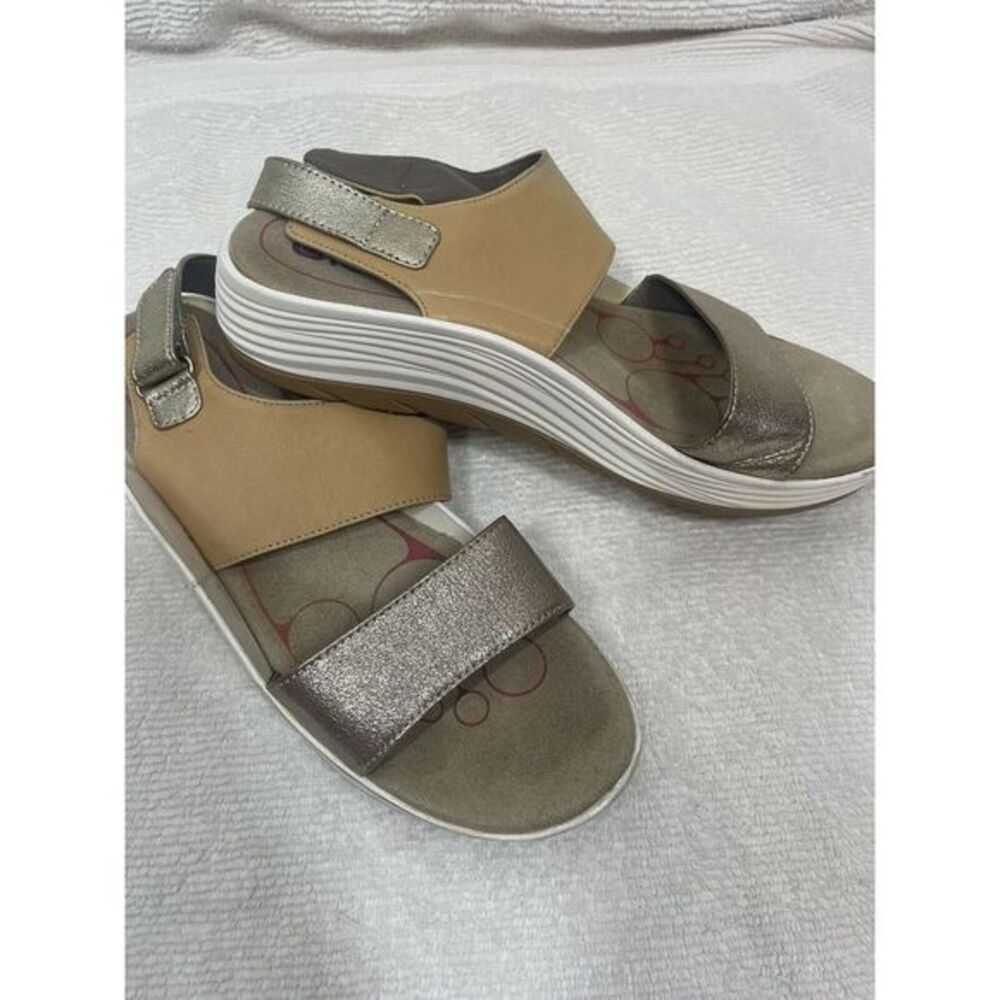 Bionica Yolanda Women’s Size 8.5 Leather Wedge Platform Slingback Comfort Sandal - Picture 12 of 16